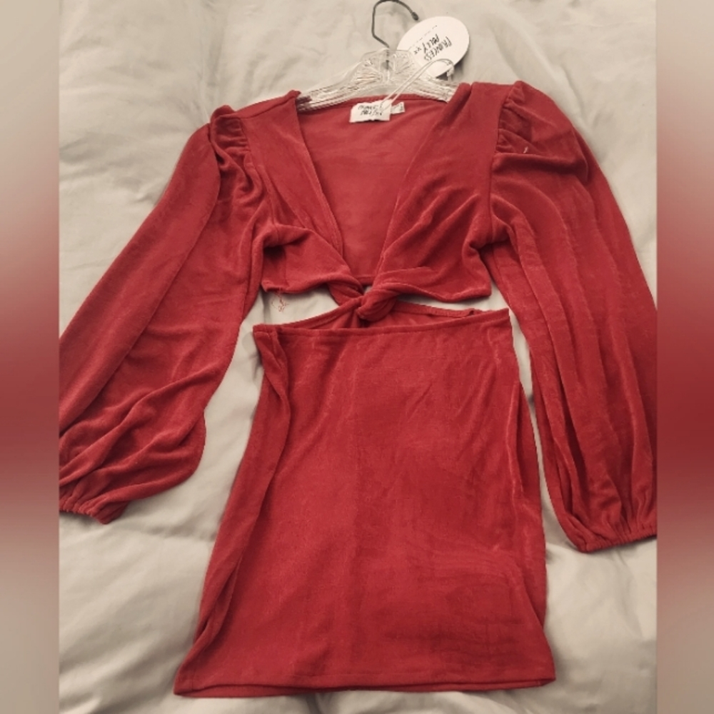 Princess Polly sz 8 Trendy Red Dress